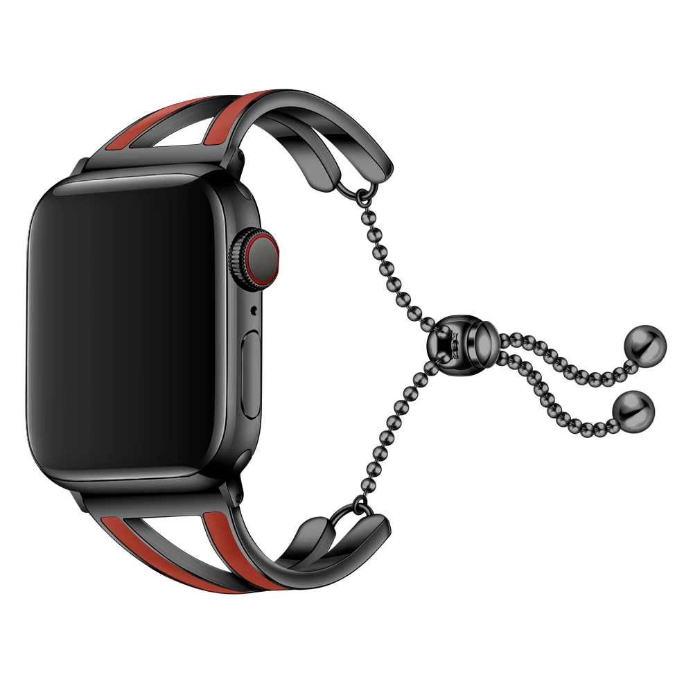 42 мм 44 для Apple Watch браслет на 38 40 Женская мода замена Смарт часы группа iWatch серии 4 3 2