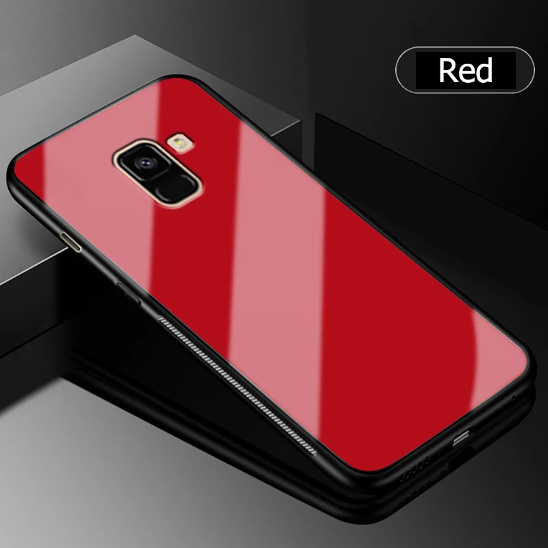 Tempered Glass 6.0For Samsung Galaxy A8 Plus Case For 2018 A730 A730F Cell Phone Back Cover |