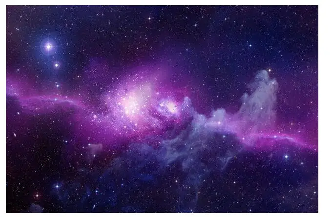 

Custom Door Kitchen Posters Galaxies Nebulae Stars Universe Canvas Fabric Cloth Poster Room Decoration 27x40cm