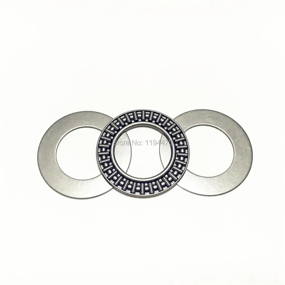 

10pcs/Lot AXK Series AXK1024 10x24x2 mm Plane Thrust Needle Roller Bearing with 2AS Washers 10mm x 24mm x 2mm 3-Parts
