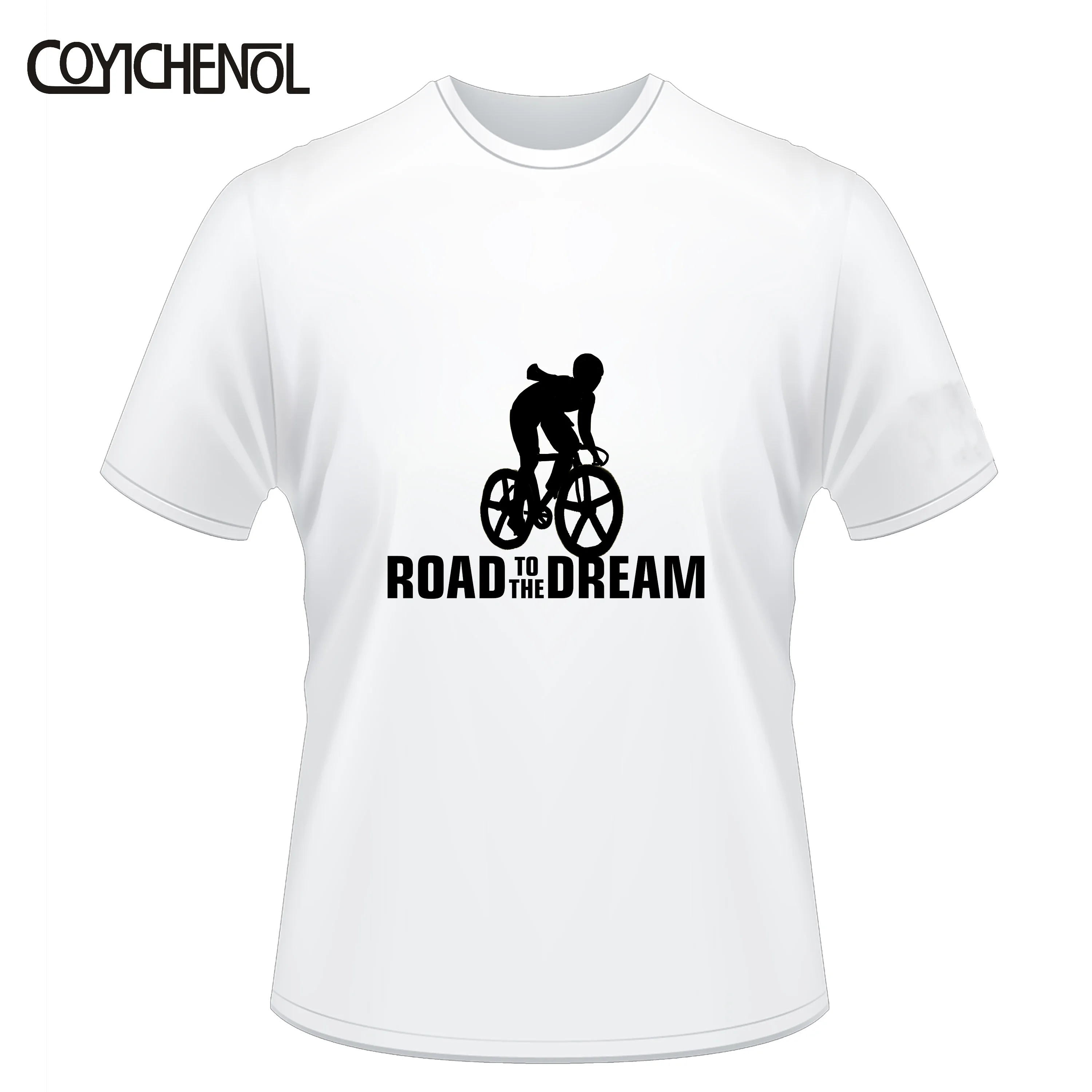 Женская футболка с круглым вырезом и короткими рукавами Road to the dream большие