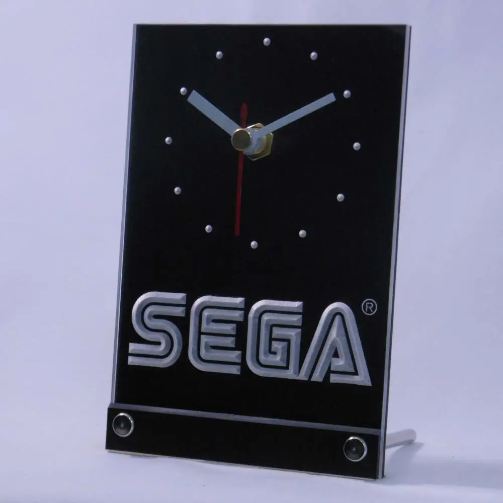 

tnc0205 Sega Game Table Desk 3D LED Clock