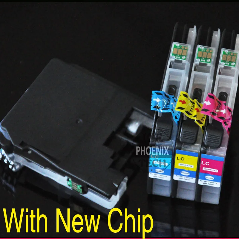 С чипом LC223 чернильный картридж для brother LC221 европейского принтера LC223|ink cartridge|printer