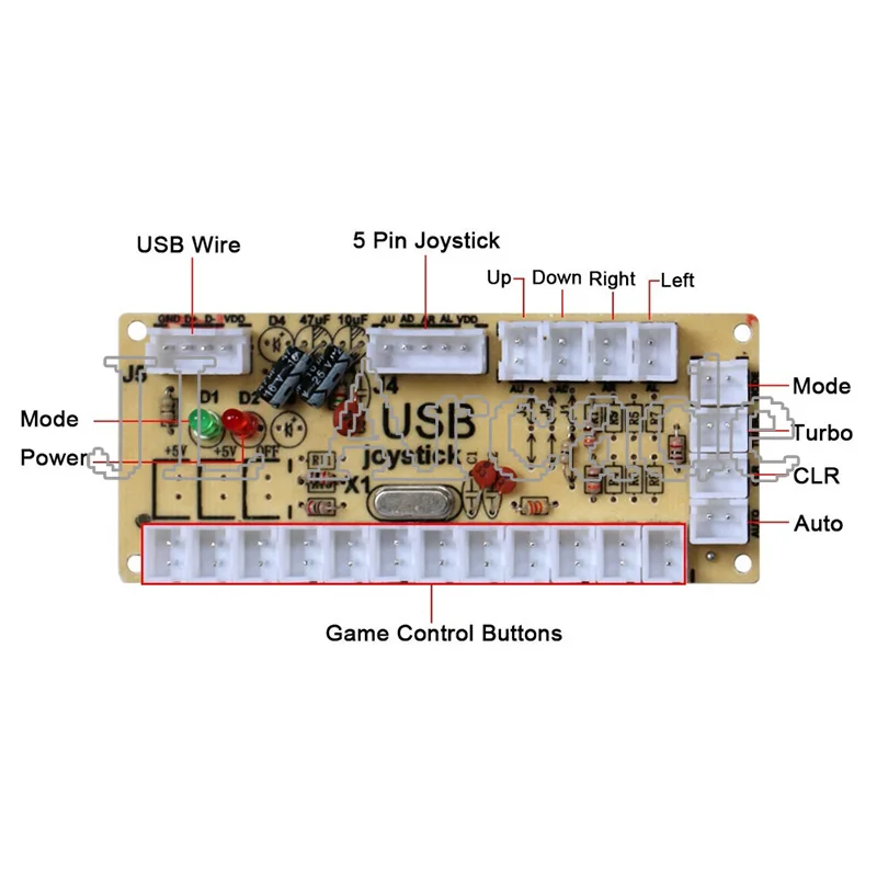 2 плеер прозрачный без светодиодный аркадный комплект DIY Нулевая задержка USB