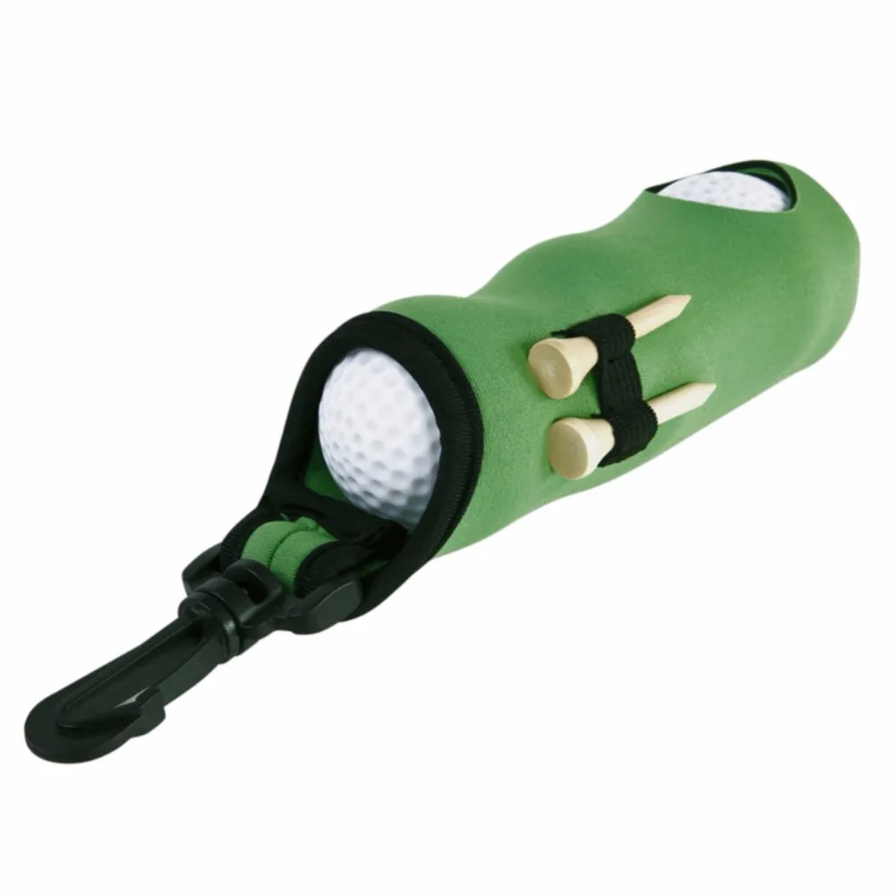 Портативная маленькая сумка для мяча гольфа держатель тройников чехол хранения