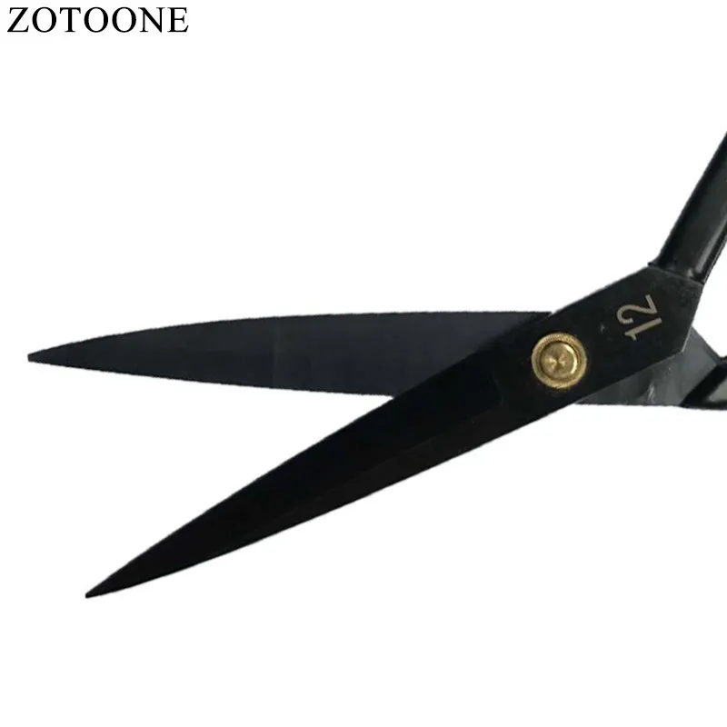 ZOTOONE 12 дюймов черные винтажные стальные портновские ножницы старинное Ремесло
