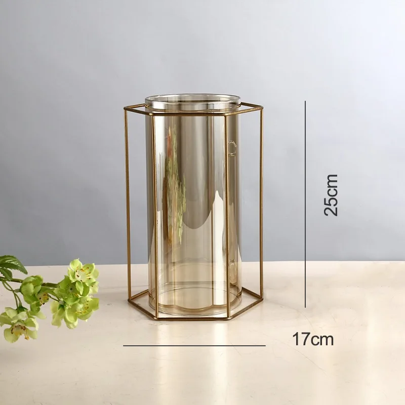 Стеклянная аромалампа с сетой из металли в ванную подсвечники для декора дома подсвечник цилиндр для бани и сауны новогодний подсвечник фонарь декоративный для ужина подсвечник стекло - Цвет: Type-C-M