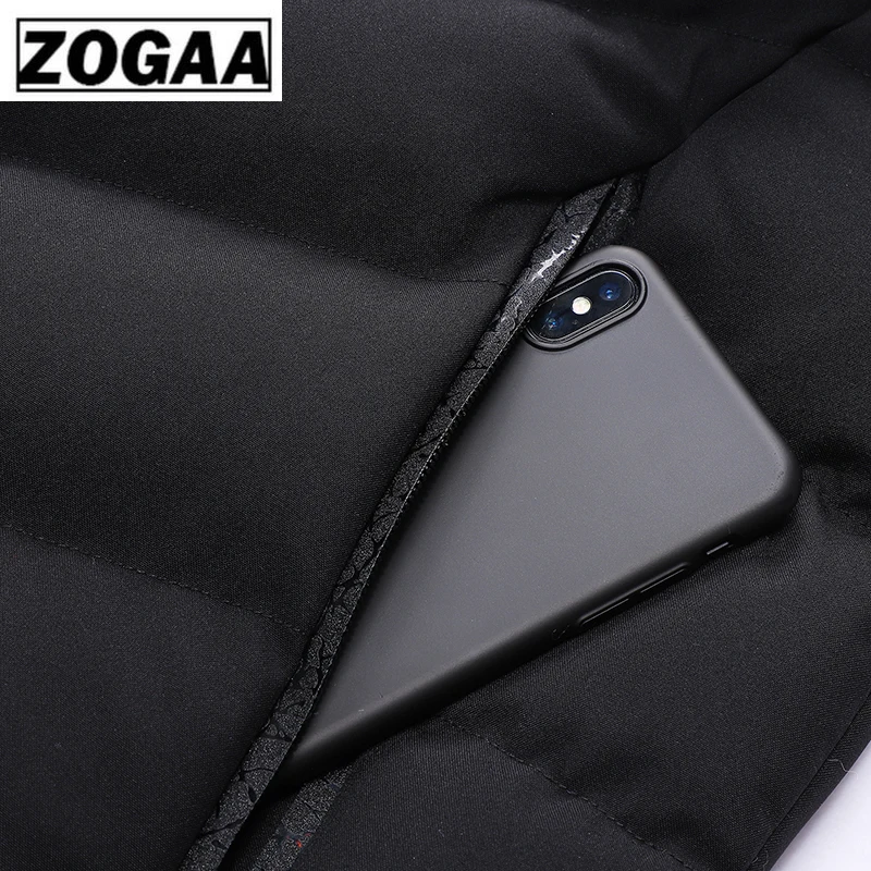 Мужская куртка без рукавов ZOGAA Повседневная теплая парка с капюшоном 6XL 7XL 8XL