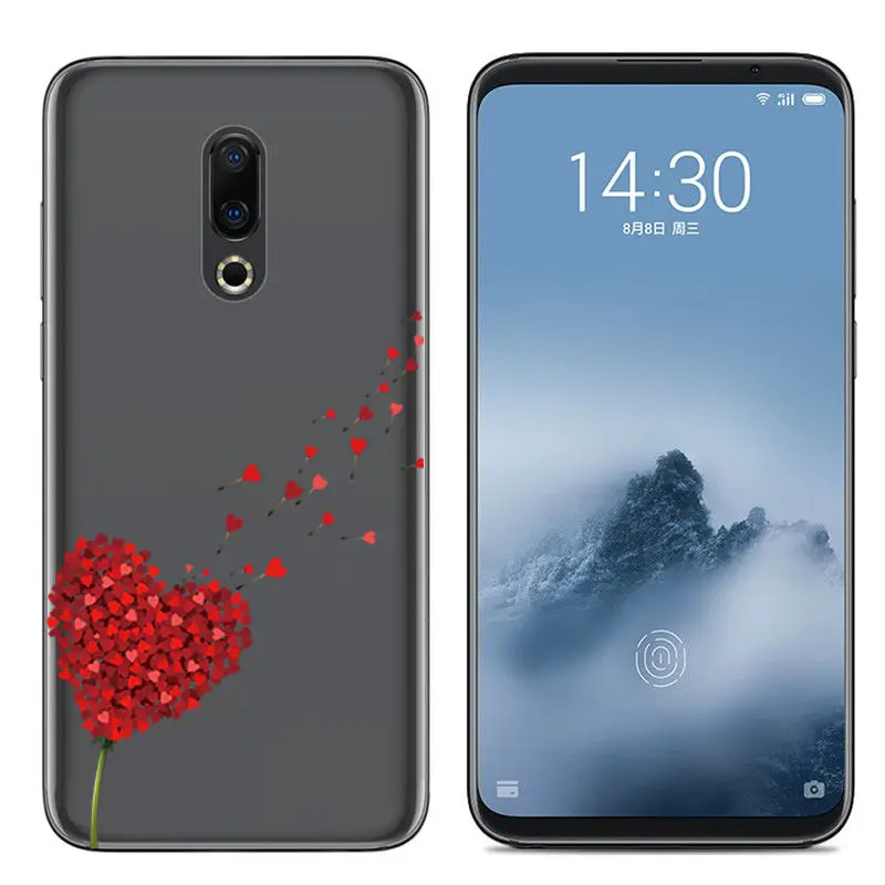 Case for Meizu 16 16X 16th Plus Soft TPU Back Cover M5 note M6 M5C MX6 M6S Pro 6 Silicone Protective Fundas |