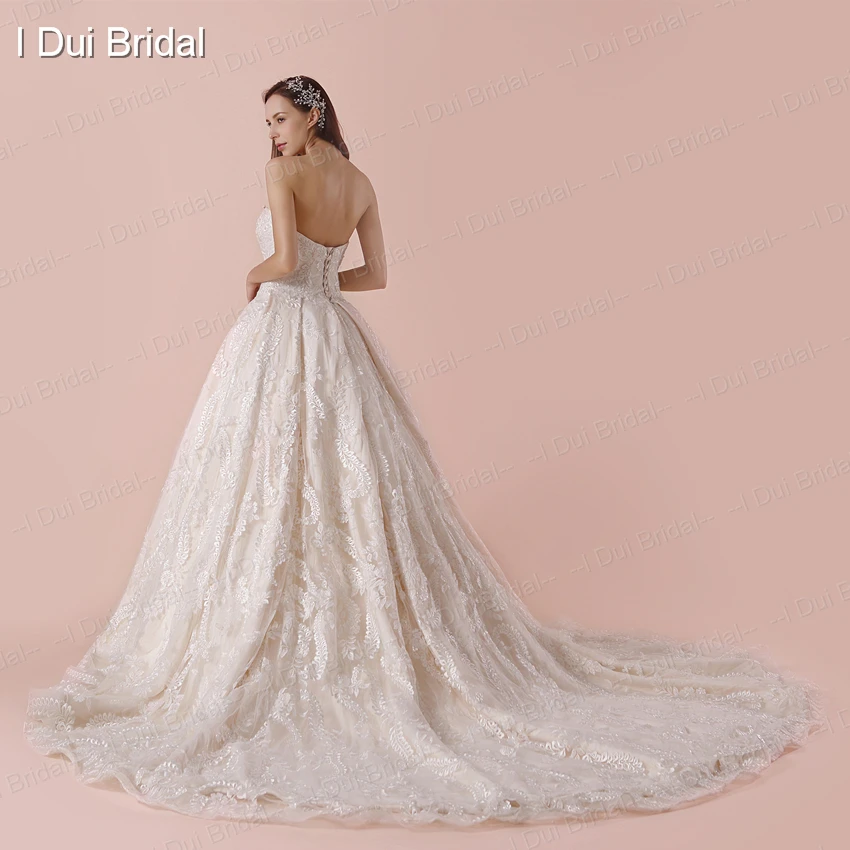 Sweetheart Ball Gown Wedding Dress Unique High Quality Lace