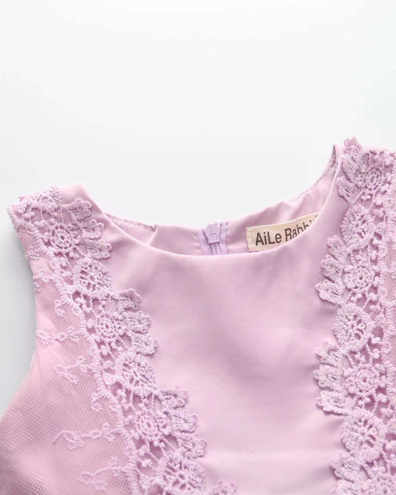 AiLe Rabbit/детская одежда кружевное платье для девочек модные вечерние свадебные