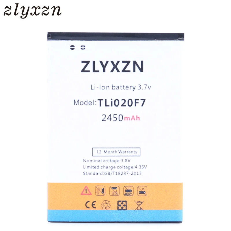 2450mAh TLI020F7 battery For Alcatel PIXI 4 5045D Pop 2 5042D C7 7040 7040D 7041 7041D J720 J720T J726T J726T-so2 Accumulator | Мобильные