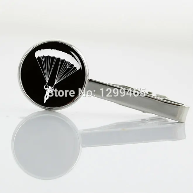 

New Arrival Interesting parachute Tie Clips Keepsake skydiving parachuting tie pin Formal Wear Necktie Tie Clip T 601