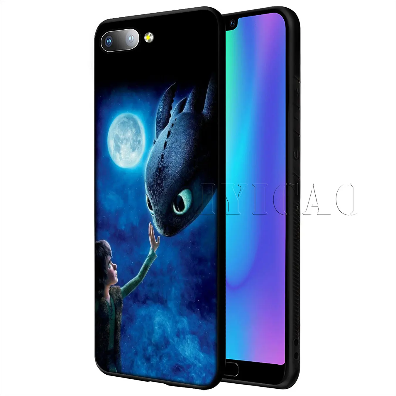 IYICAO Беззубик Как приручить дракона мягкий чехол для huawei P20 Pro P10 P8 P9 P30 Lite Mini P Smart