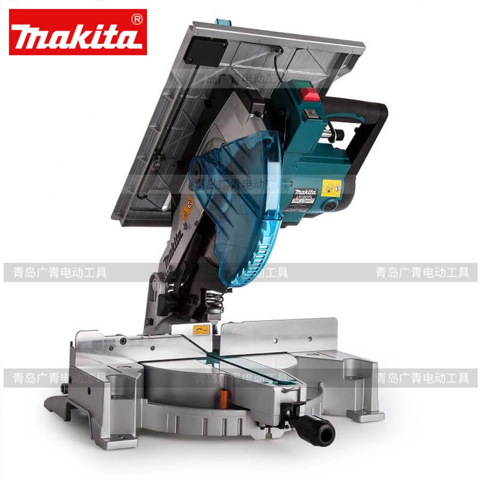 Япония Makita LH1201FL Настольная пила, косая алюминиевая машина, легированная пластиковая сталь, деревообрабатывающая режущая бензопила 12 дюймов 1650 Вт