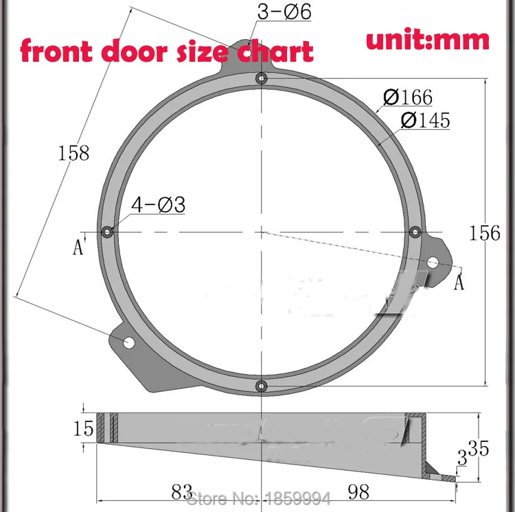 car front rear Door Stereo Speaker horn mat Wire Harness Adapter Plugs waterproof cover 6.5&quot inch for 2010-2018 SUBARU outback |