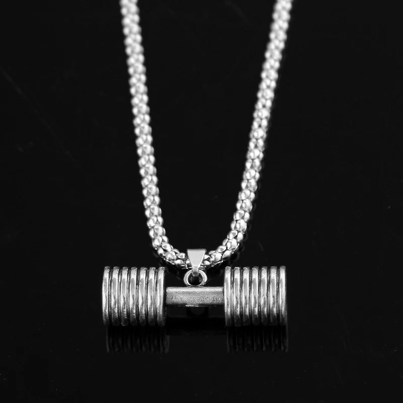 Подвеска для гантели ожерелье фитнеса бодибилдинга тренажерного зала кроссфита