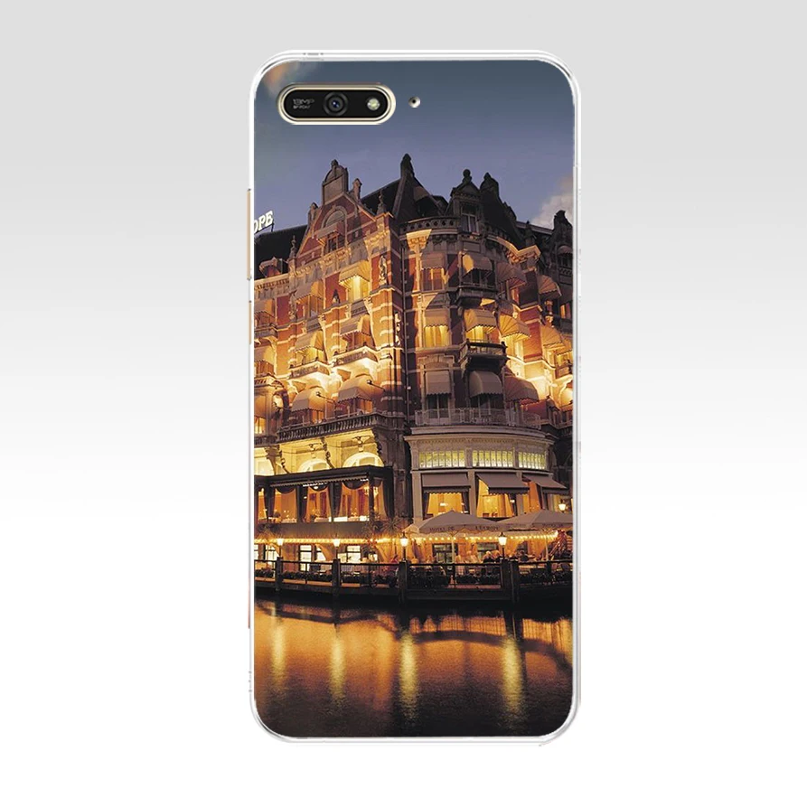149AQ Travelling Amsterdam The Netherlands Soft Silicone Tpu Cover Case for huawei Honor 7a pro 7x play 5.45 5.7 inch case | Мобильные