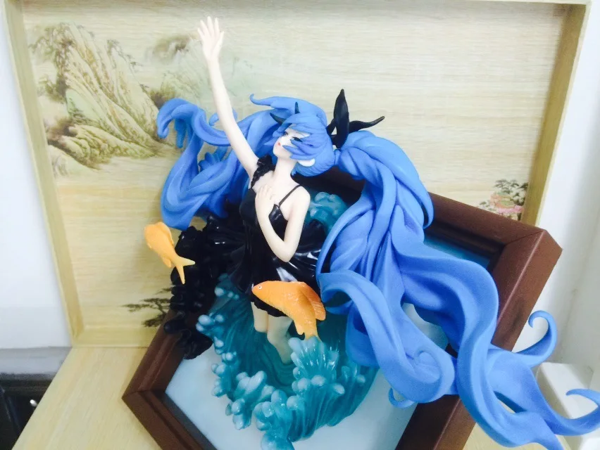 35 см игровая Сексуальная фоторамка Hatsune Miku Deep Sea Girl Ver Аниме Фигурка Вокалоид ПВХ 1/8 МОДЕЛЬ украшение кукла Новинка