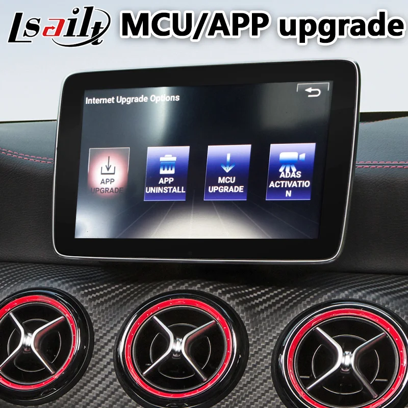 Lsailt Android автомобильный видео интерфейс для Mercedes Benz A Class W176 Ntg5.0 система 2015 2019 год