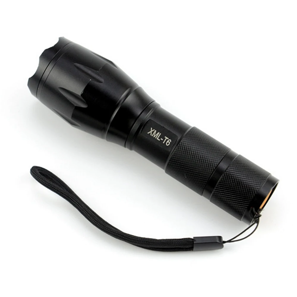 Высококачественный супер яркий XML T6 из светодиодов фонарик 5 режима 2000 Lumens Zoomable