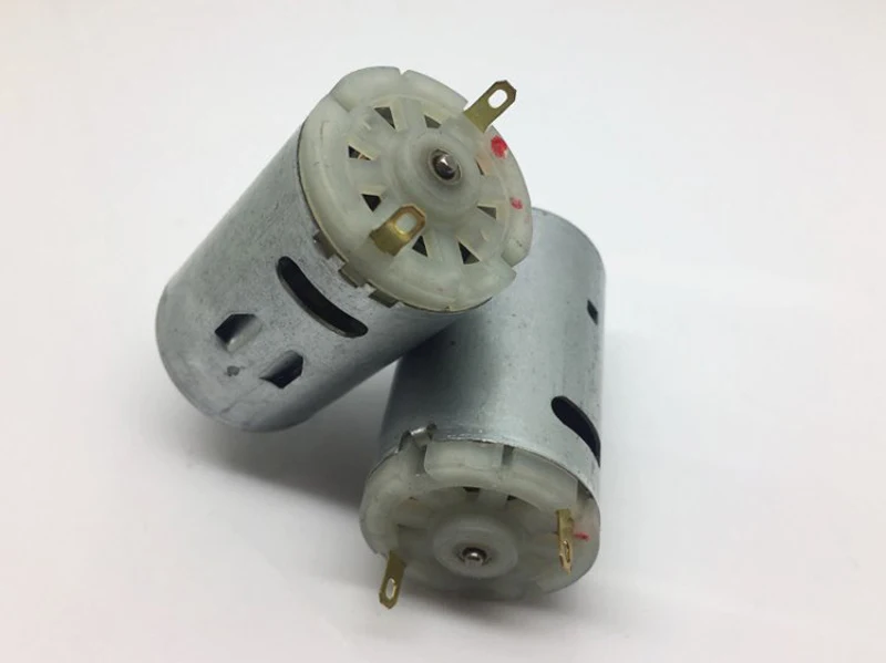 2pcs High-speed Large Torque 390 Carbon Brush Motor w/ Cooling Fan DC 6V-12V for RC Model DIY 12V 15000RPM High Speed Engine | Игрушки и