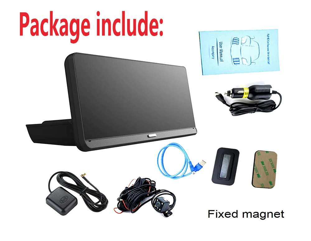 8" 4G Android Car DVR Camera GPS Navigation ADAS FHD 1080P Auto Video Recorder Dash cam Bluetooth WiFi Remote monitor