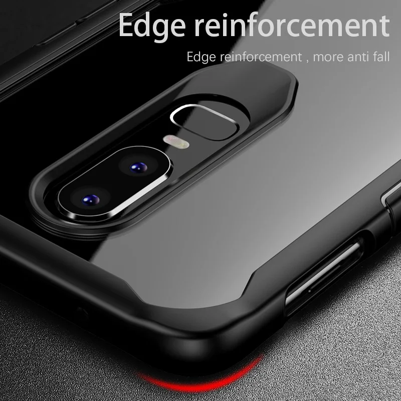 ARTUNG чехол для Oneplus 6 1 + прозрачный противоударный бампер подушка безопасности