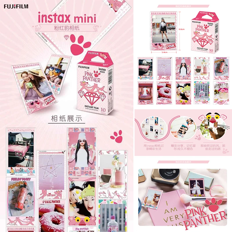 Оригинальный Fujifilm розовый Instax Mini 9 Fuji Film для камеры Мгновенной Печати mini7