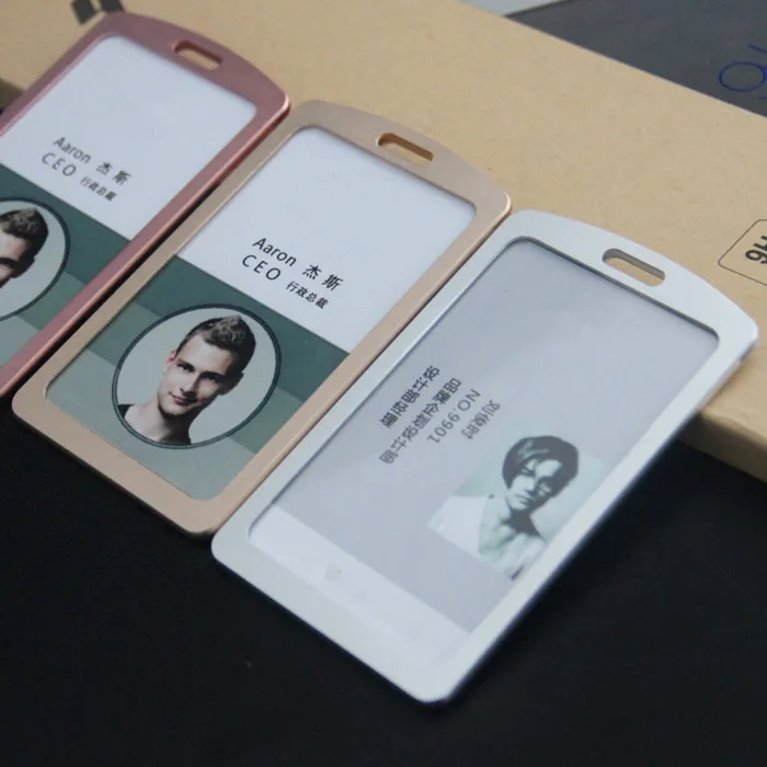 Вертикальный держатель для банковских карт металлический корпус из