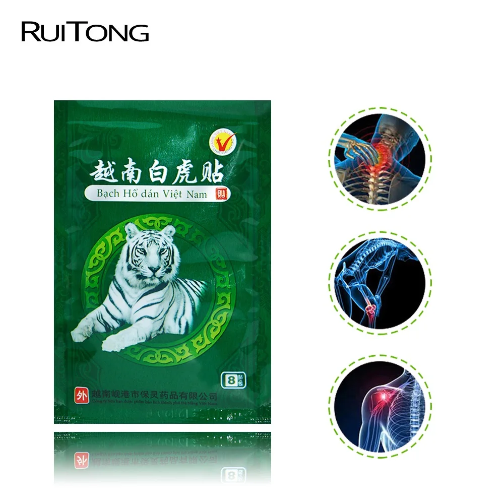 Горячая Распродажа 80 шт./лот вьетнамский белый тигр красный бальзам пластыри