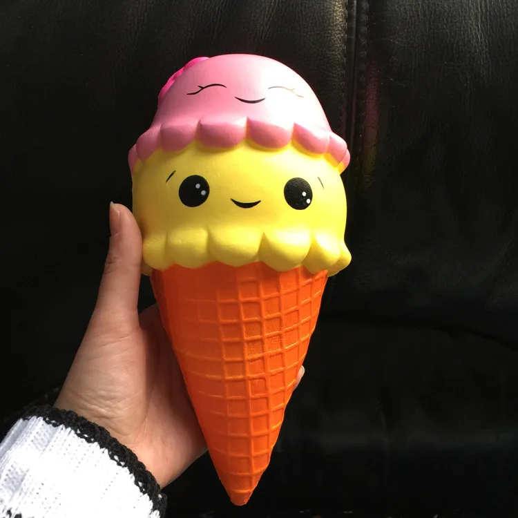 

Food Squishy Slow Rising Big 22cm Ice Cream Double Head Squishies Toy Jumbo Squeeze Stress Relief Toys For Kid Christmas Gifts