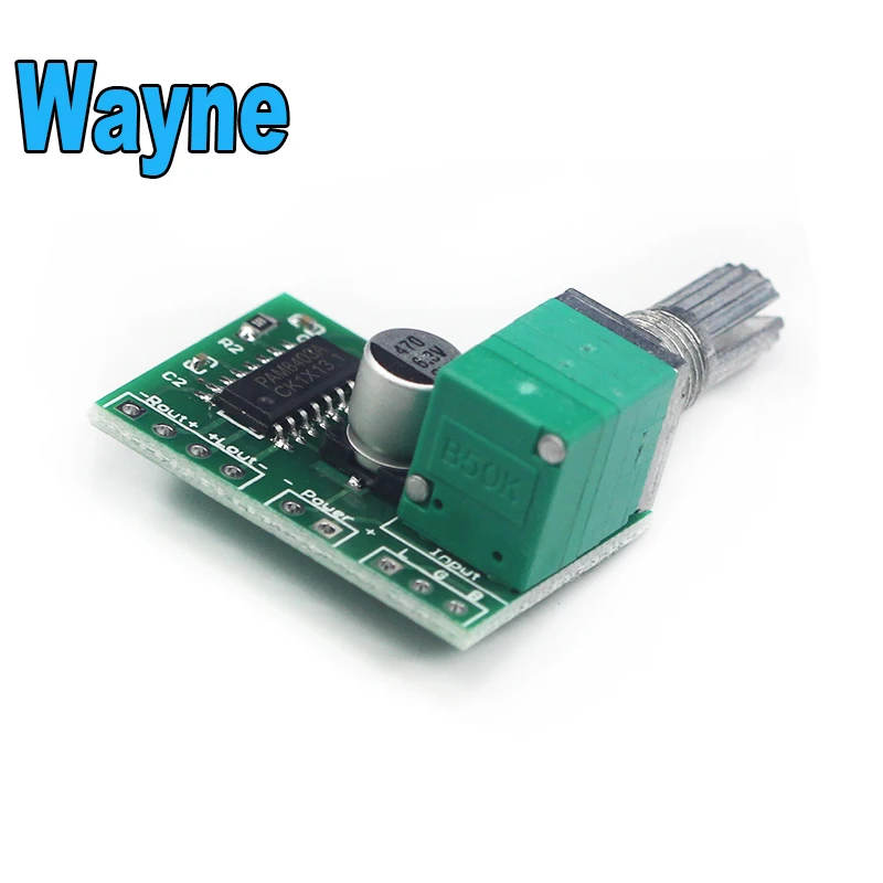 Мини PAM8403 DC 5 В 2 канала USB цифровой аудио усилитель плата модуль 2*3 Вт регулятор