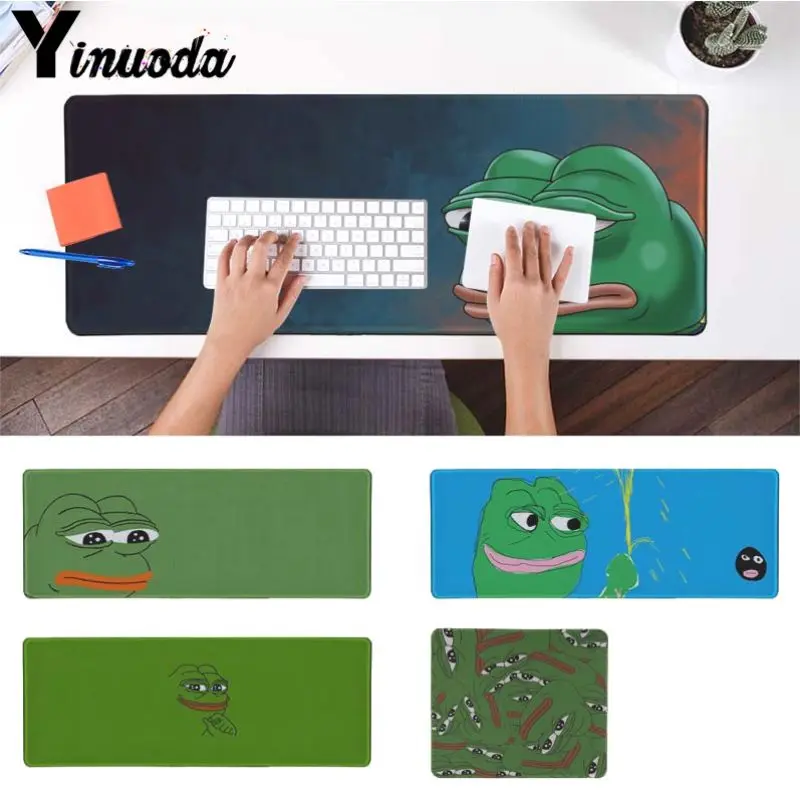 Коврик для мыши Yinuoda игрового плеера pepe meme Gamer скоростной коврик размером 180*220 200*250