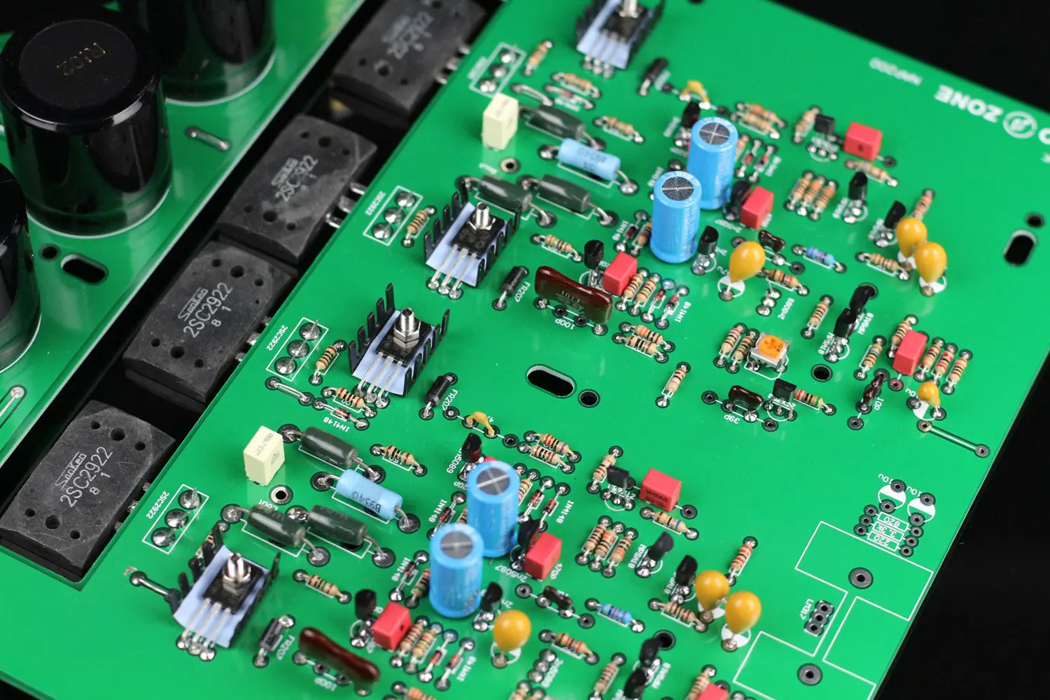 ZEROZONE DIY черный корпус клон Naim NAP200 комплект усилителя мощности 75 Вт + L6 24|Усилители