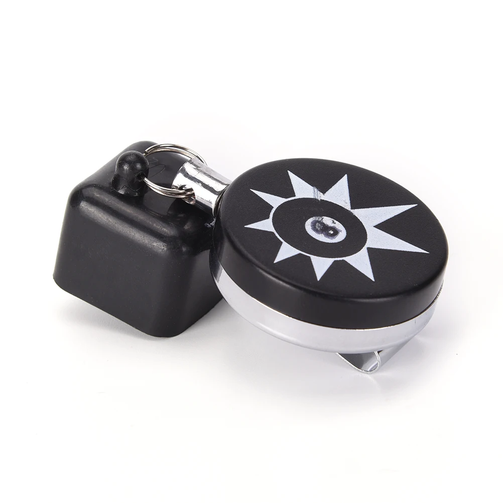 

Hot Sale Billiards Snooker Pool Cue Chalk Holder Chalk Retractable Extensible Wire Drawing & Silver color Belt Clip 1PC