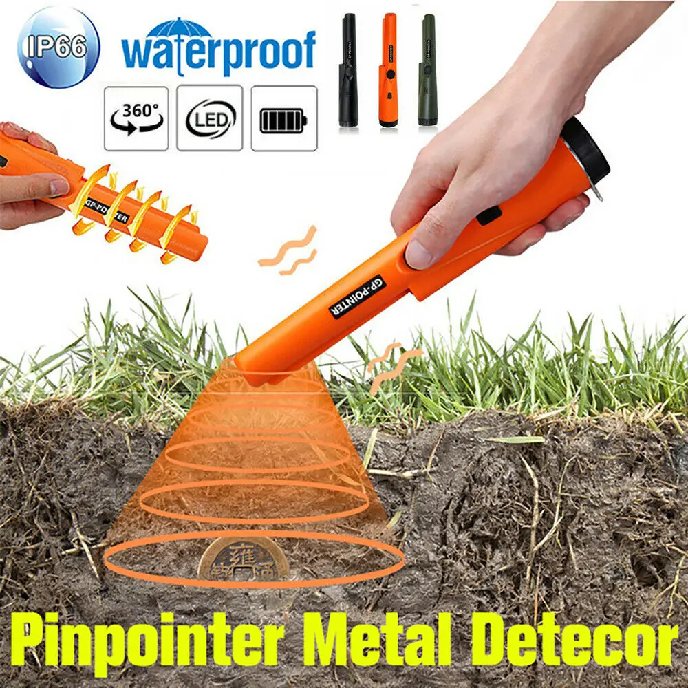Водонепроницаемый подземный металлоискатель Pro Pinpointer золото сокровище охотничий фонарь Высокочувствительный поиск