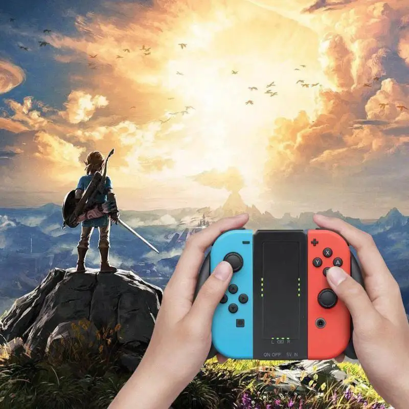 Новая зарядная док-станция зарядное устройство Колыбель для nintendo Switch Joy Con контроллеры зарядная подставка для kingd Switch NS