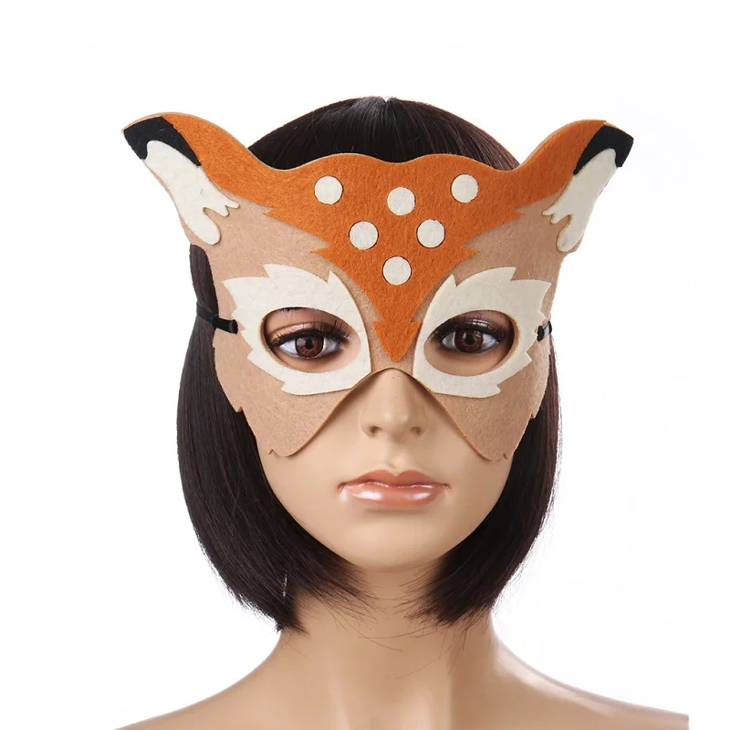 Маска на пол лица для Хэллоуина маски сексуальная черная кружевная маска с лисой