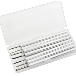 Гравировальный нож из быстрорежущей стали Зубило для камней, 7 шт.