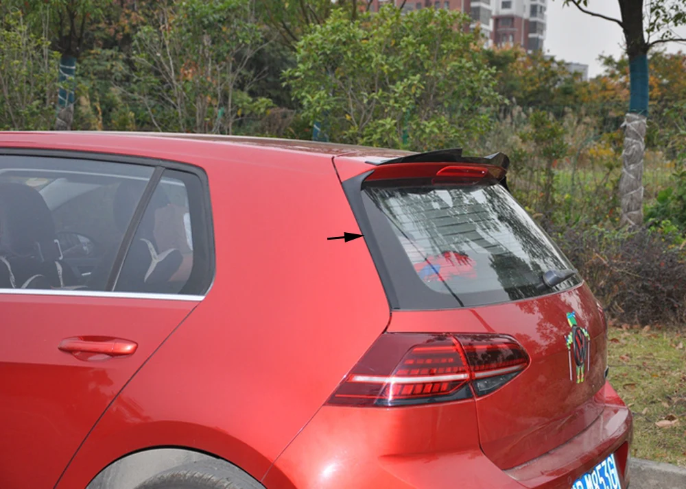 Frss hipping Gloss черный спойлер заднего крыла подходит для vw Golf 7 5 MK7 2014 2018|Спойлеры и