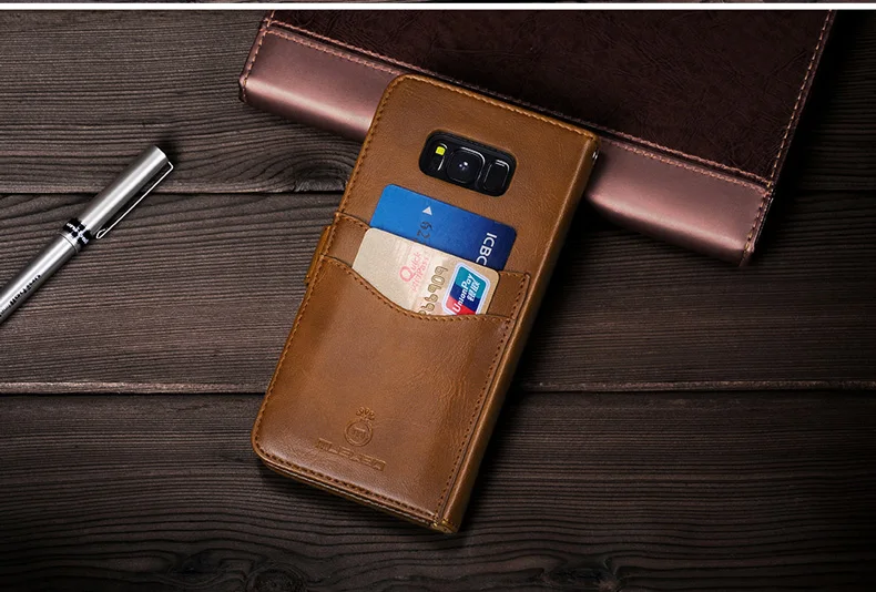 Роскошный защитный чехол-книжка из искусственной кожи чехол для iPhone X XS 8, 8 Plus, 7, 7 Plus, 6 6s plus, чехол на магните с отделениями для карт для samsung S8 S7 note8