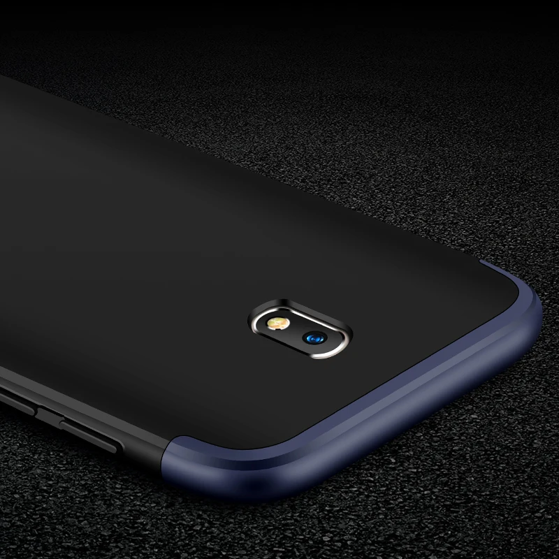 360 Полный Чехол разных цветов Роскошные защитный чехол для телефона samsung Galaxy J3 2017
