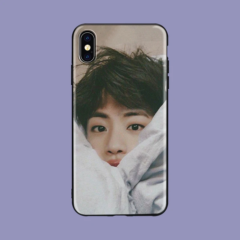 Euphoria Jungkook KPOP MAN мягкий силиконовый черный чехол для телефона для iPhone11 pro 5se 6 6s 7 8 plus X Xs XR max Jimin kim minyun