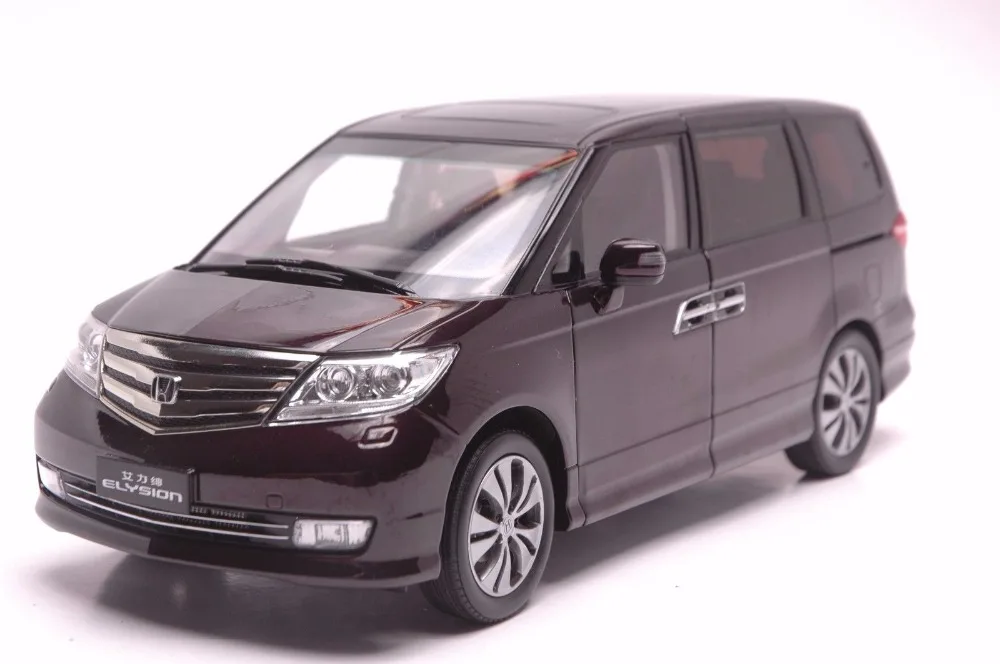 1:18 литая модель для Honda Elysion Purple MPV игрушечный автомобиль из сплава миниатюрная