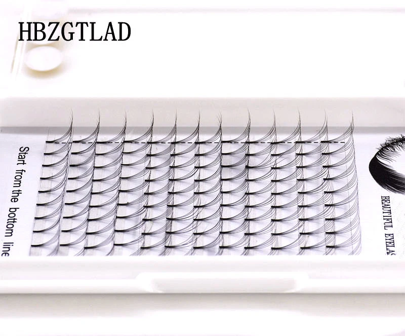 Цена объем 3D/4D/5D/6D/10D наращивание ресниц короткий стержень ручной работы синтетические волосы русский объем ресницы предварительно сделанные вентиляторы