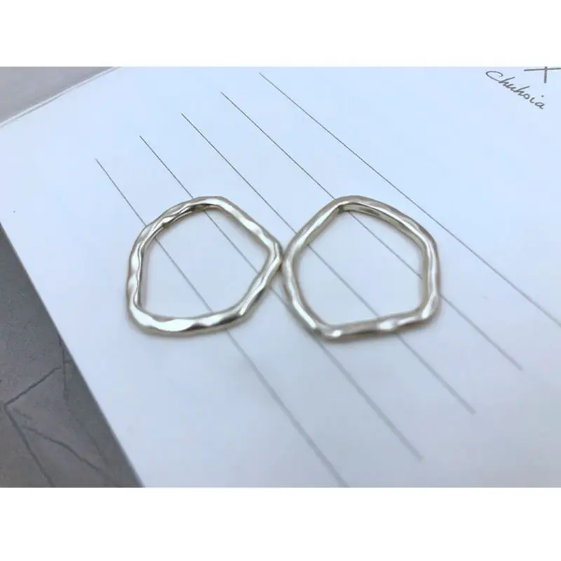 16 шт. DIY серьги ювелирные изделия из сплава KC золото азиатское золото ювелирные изделия Аксессуары материал нерегулярные круглые овальные границы