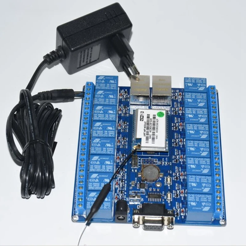 Умный дом автоматизация вещей Интернет Rs232 Rj45 порт Wifi релейный модуль Плата 16
