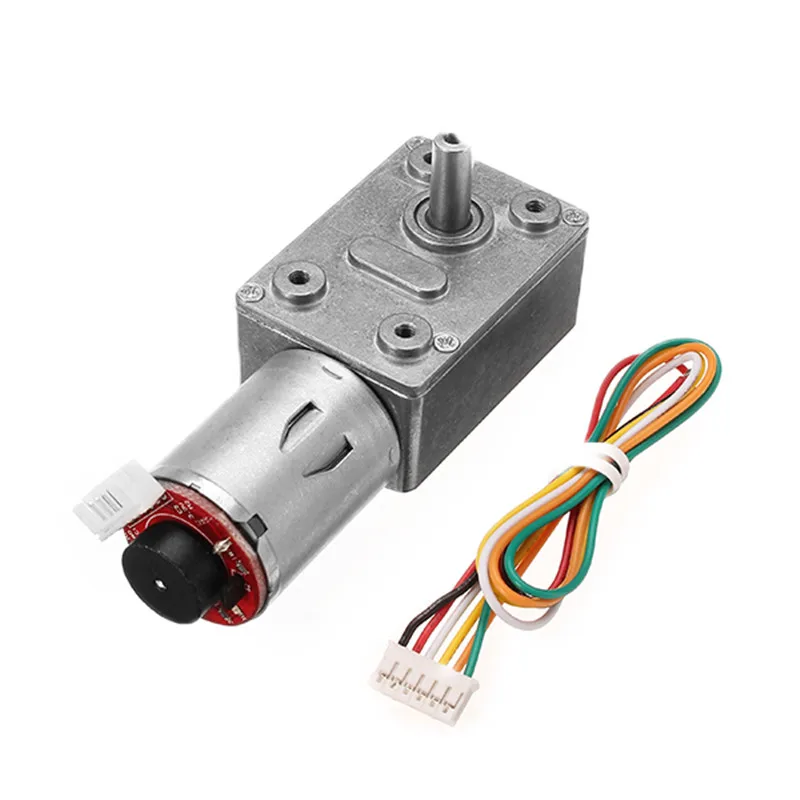 DC 24V 80RPM высокий крутящий момент турбо кодер мотор червячный мотор редуктор мотор