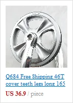 Q817 Litepro ультра-светильник lp положительные и отрицательные Зубы 50 52 54 56 58T один диск 130BCD зубная пластина Кривошип